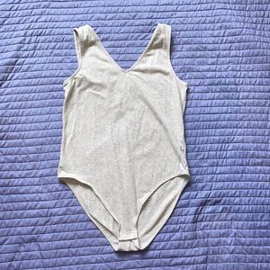 Grey bodysuit